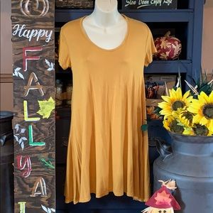 Fall yellow tunic